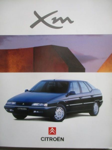 Citroen XM Limousine +Break Katalog Juli 1994 Großformat