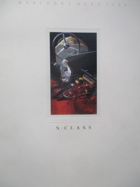Mercedes Benz S-Class W126 1988 USA Brochure