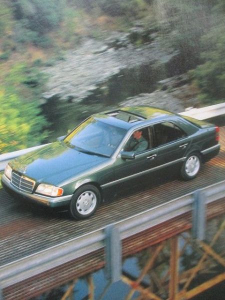 Mercedes Benz C220 C280 USA Großformat Katalog W202 1993