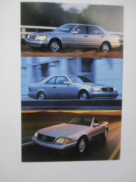 Mercedes Benz S-Klasse W140 1997 USA Großformat brochure