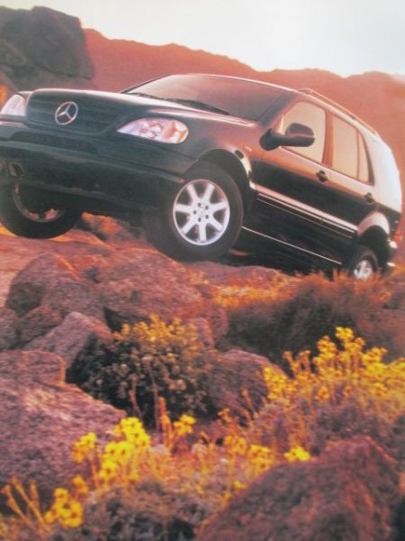 Mercedes Benz M-Klasse W163 Großformat USA Katalog