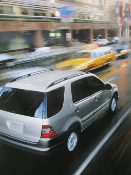 Mercedes Benz M-Klasse W163 Großformat USA Katalog