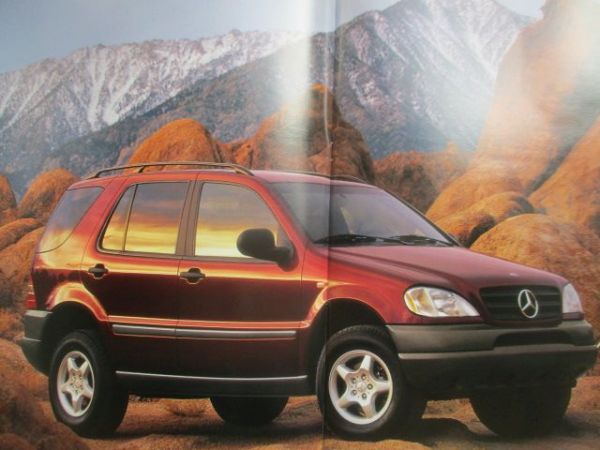 Mercedes Benz M-Klasse W163 Großformat USA broschüre  1997