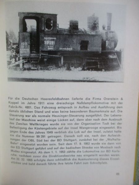 Franck Horst J. Obermayer Taschenbuch Deutsche Schmalspur-Dampflokomotiven