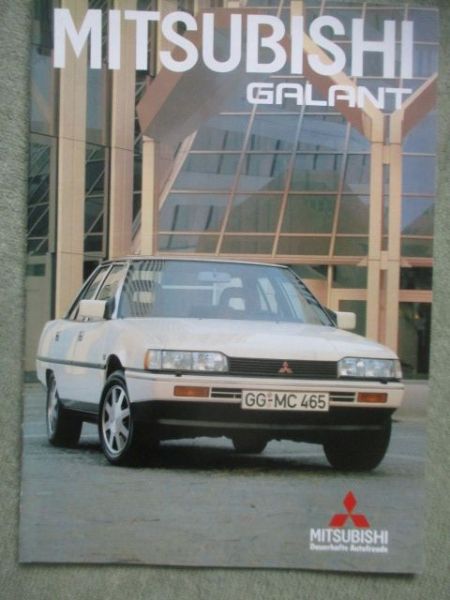 Mitsubishi Galant (E10) August 1987 Prospekt