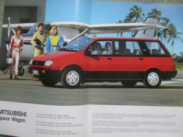 Mitsubishi Space Wagon 1800GLX +Automatik 1984 Schweiz 3-sprachig