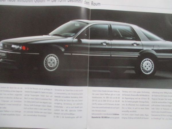 Mitsubishi Galant +Fliessheck März 1989 E30 HG HH