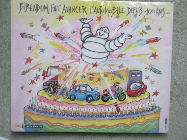 Michelin Bibendum Mousepad 19x23cm NEU