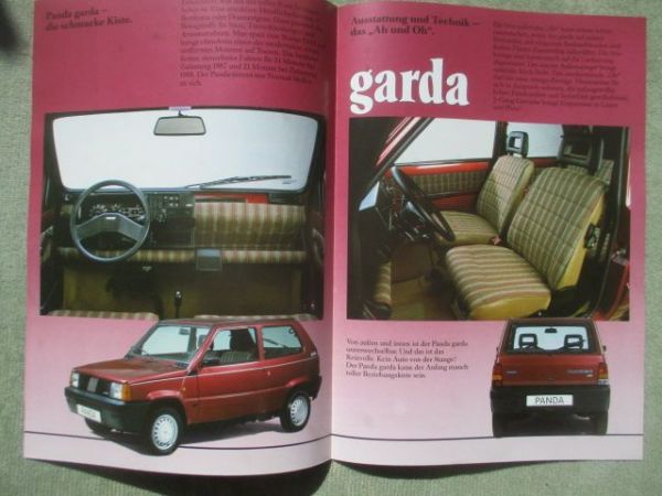 Fiat Panda 1000 CL Sonderserie garda Oktober 1987