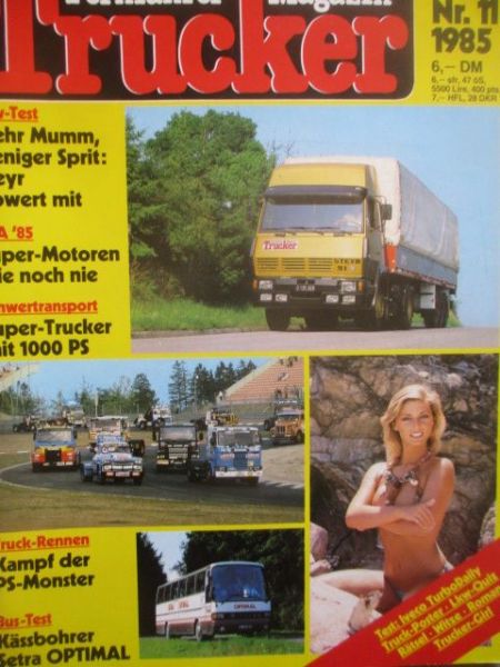 Trucker Fernfahrer Magazin November 1985