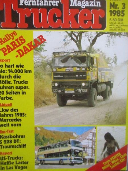 Trucker Fernfahrer Magazin März 1985