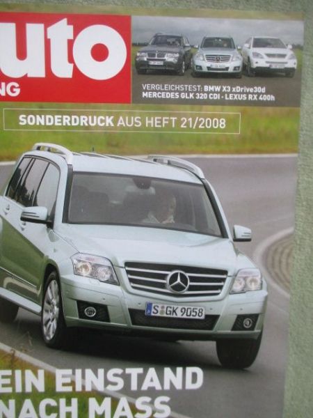 Auto Zeitung 21/2008 Mercdes Benz GLK 320 CDI