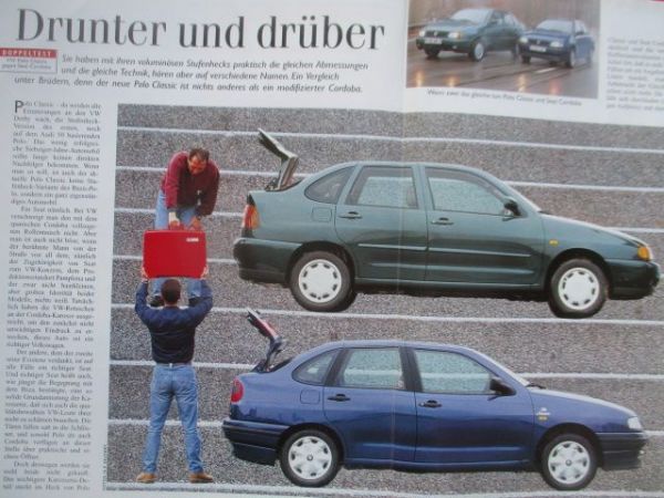auto motor & sport 6/1996 Seat Cordoba Vergleichstest