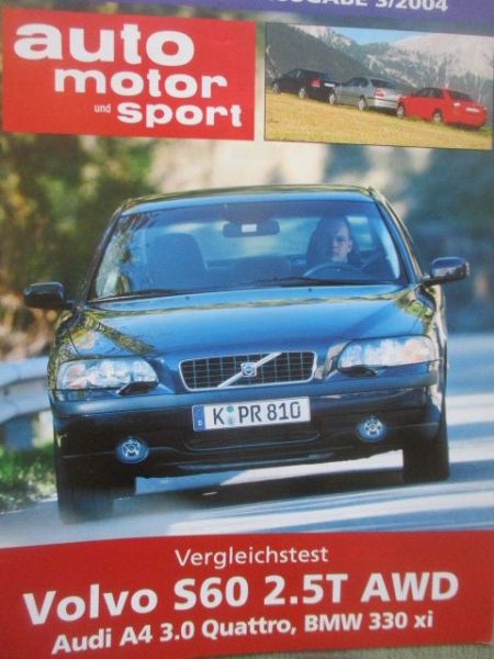 auto motor & sport 3/2004 Volvo S60 2.5T AWD