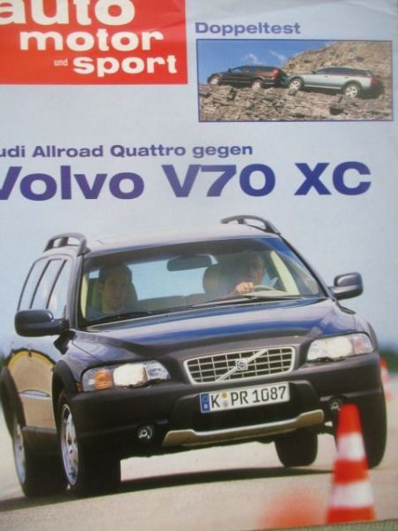 auto motor & sport 17/2000 Audi Allroad quattro vs. Volvo V70 XC