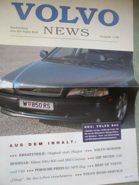 Volvo News 1/1996