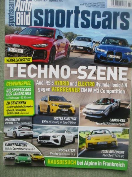 Auto Bild sportscars September 2026