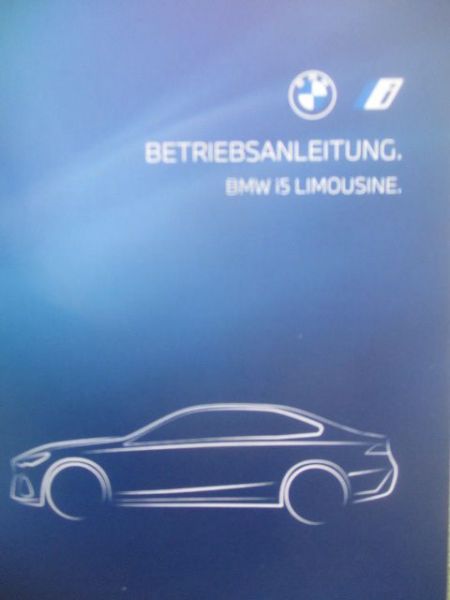 BMW i5 Limousine Betriebsanleitung G60 E Oktober 2025