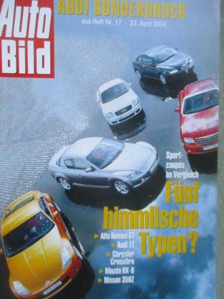 Auto Bild 17/2004 Audi TT 3.2 coupe (8N) Vergleichstest