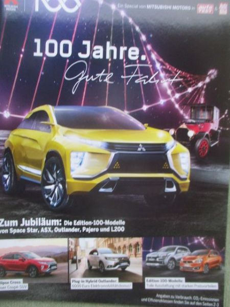 auto test & Auto Bild Mitsubishi Motors 100 Jahre Special