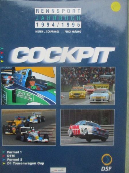 DSF Dieter L. Scharnagl Ferdi Kräling Cockpit Rennsport Jahrbuch 1994/1995