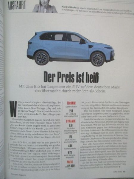 manager magazin Juni 2026