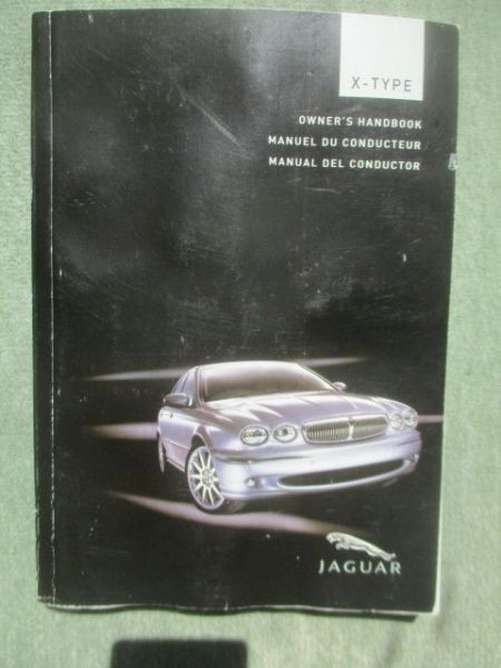 Jaguar X-Type June 2004 Owners Manual Englisch