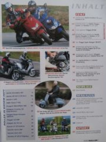 Motorrad Roller Spezial 6/2000 Piaggio Super Hexagon 180GTX, Honda Silver Wing