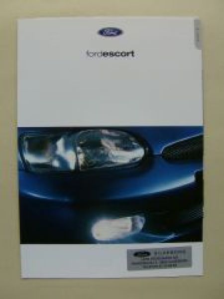 Ford Escort Prospekt Dänemark August 1999 NEU
