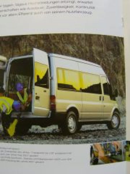 Ford Fahrzeuge für den Erdgasantrieb Prospekt März 2003