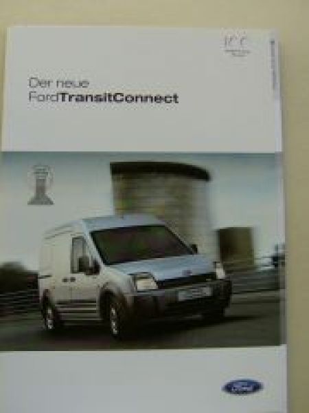 Ford TransitConnect Prospekt Februar 2003 NEU