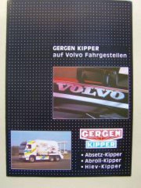 Volvo Gergen Kipper Prospekt NEU