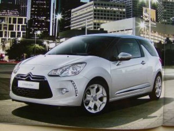 Citroen DS3 Prospekt +Preisliste Februar 2010 NEU
