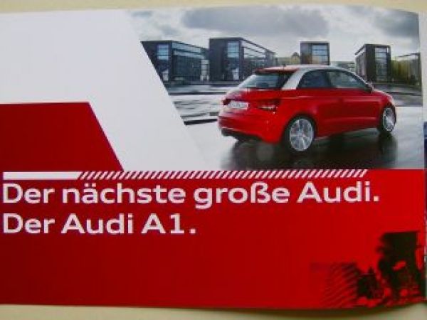Audi A1 Prospektflyer März 2010 NEU