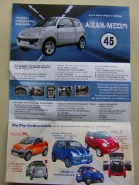 AIXAM-MEGA Scouty R City Sport,S, Roadline, Crossline