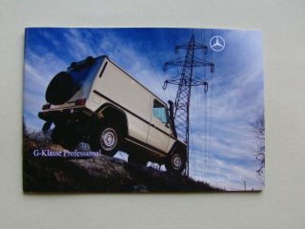 Mercedes Benz G-Klasse Professional Prospekt Februar 2010