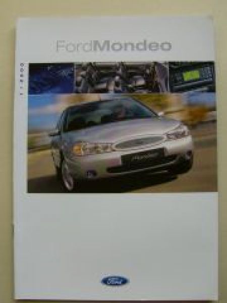 Ford Mondeo Prospekt +Turnier +ST200 Juli 1999 NEU