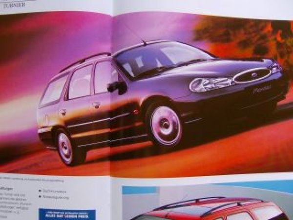 Ford Mondeo  +GT +Turnier Prospekt August 1996