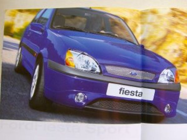 Ford Fiesta +Ghia +Sport +Zubehör September 2000 NEU