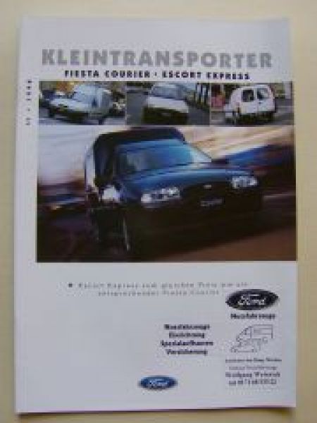 Ford Kleintransporter Fiesta Courier Escort Express Mai 1998