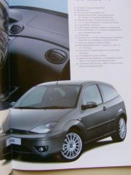 Ford Focus Oktober 2002 +Futura +ST170 NEU +Preisliste