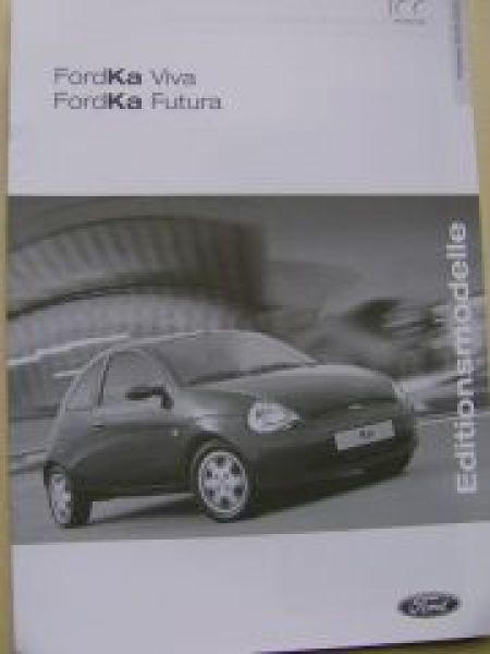 Ford Ka Viva Futura August 2003 NEU