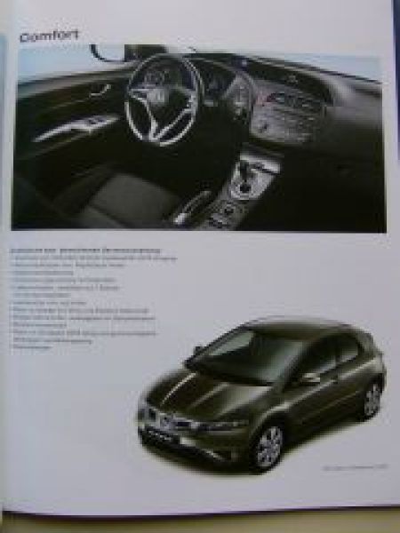 Honda Civic +Type S Prospekt März 2009 NEU