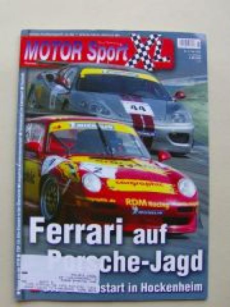 Motor Sport XL 5/2003 Porsche 911,BMW E46,FIA G T,DTM,V8STAR