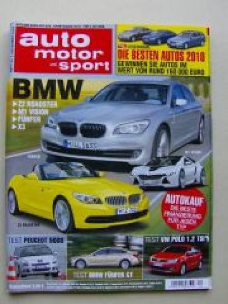 AMS 24/2009 Peugeot 5008,BMW GranTurismo,SLS AMG,X1 E84