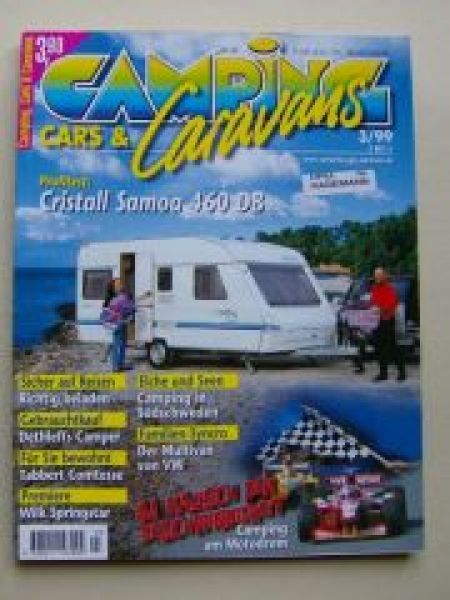 Camping Cars & Caravans 3/1999 Cristall Samoa 460DB,VW T4