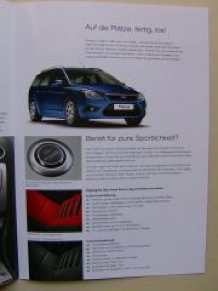 Ford Focus Sport Editionsmodelle August 2009 NEU DA3 DB3