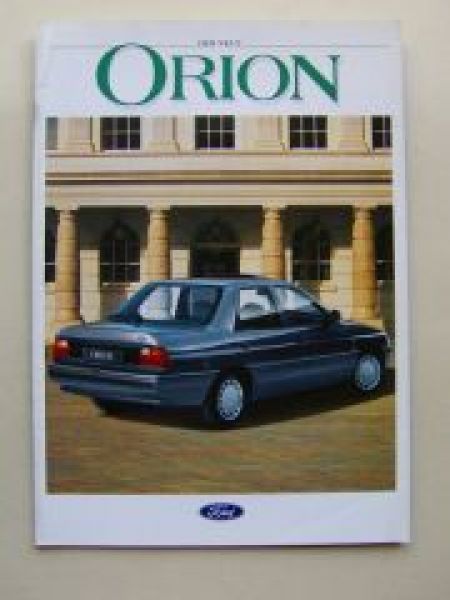 Ford Orion +Ghia Si Prospekt November 1990 Rarität