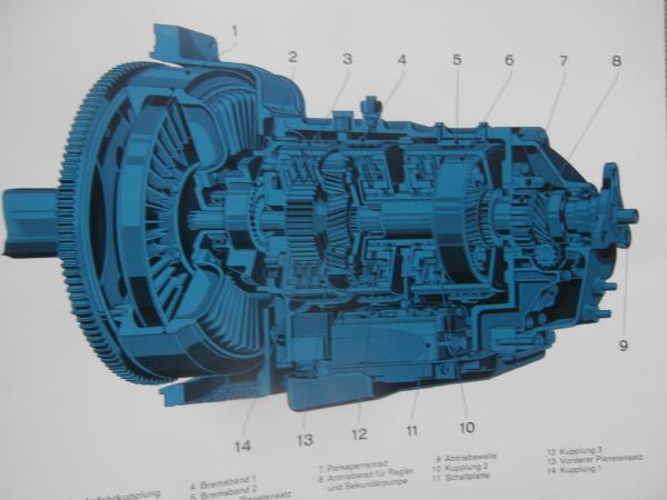 Mercedes Benz Automatisches Getriebe +Heckflosse 1964