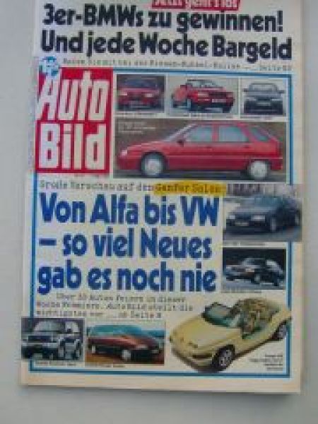 Auto Bild 10/1991 Hyundai Lantra,Opel Omega Evolution,ZX